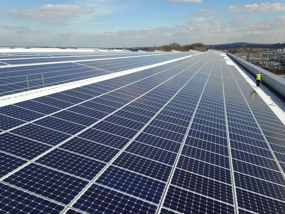 The Largest Rooftop Solar Panel Array in the UK