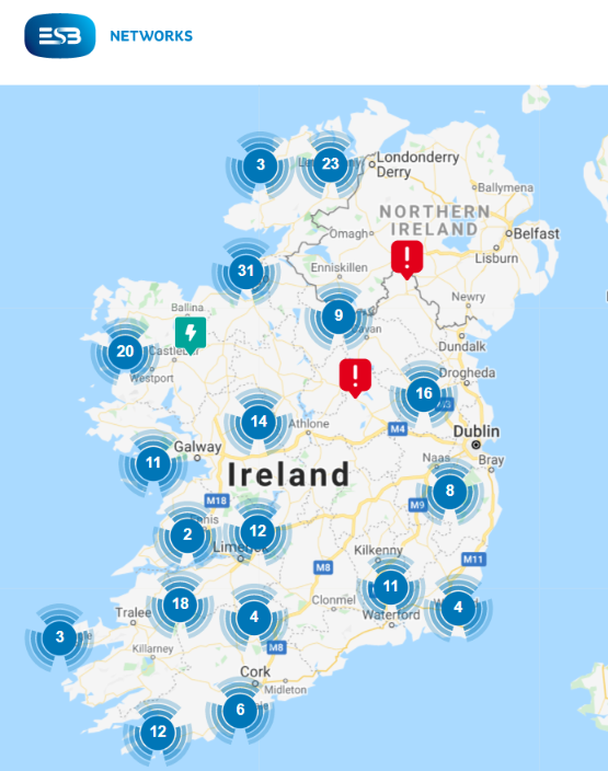 Storm Franklin Power Cuts |Vehicle to Grid UK